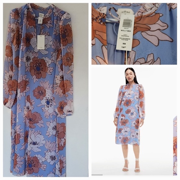 Chiffon dress - Picture 3 of 5